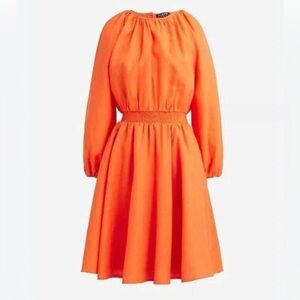 NEW! J.Crew Palermo Smocked Waist Mini Dress